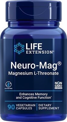 Life extension Neuro-Mag® Magnesium L-Threonate, 90 Cápsulas Vegetarianas 