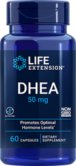 DHEA, 50 mg, 60 Cápsulas - lifeproductsbr