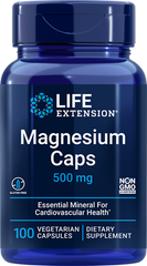 Magnesium Caps, 500 mg, 100 cápsulas vegetarianas - lifeproductsbr