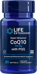 Super Ubiquinol CoQ10 with PQQ, 100 mg, 30 Softgels - Life Products Br