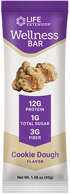 Wellness Bar Cookie Dough Flavor, 12 each - Life Products Br