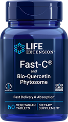 Fast-C® and Bio-Quercetin Phytosome, 60 Comprimidos Vegetarianos - lifeproductsbr