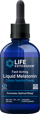 Fast-Acting Liquid Melatonina Citrus-Vanilla Flavor, 2 fl oz (59ml)