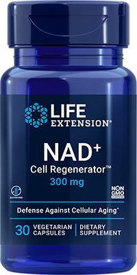 NAD+ Cell Regenerator™, 300 mg, 30 Cápsulas Vegetarianas - lifeproductsbr