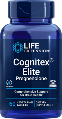 Cognitex® Elite Pregnenolone, 60 Comprimidos Vegetarianos - Life Products Br