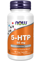 5-HTP, 50 mg, 90 Cápsulas Vegetarianas - NOW
