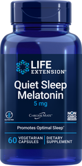 Life Extension Quiet Sleep, 5 mg, 60 Cápsulas Vegetarianas