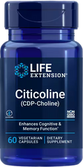 Citicoline (CDP-Choline), 60 Cápsulas Vegetarianas