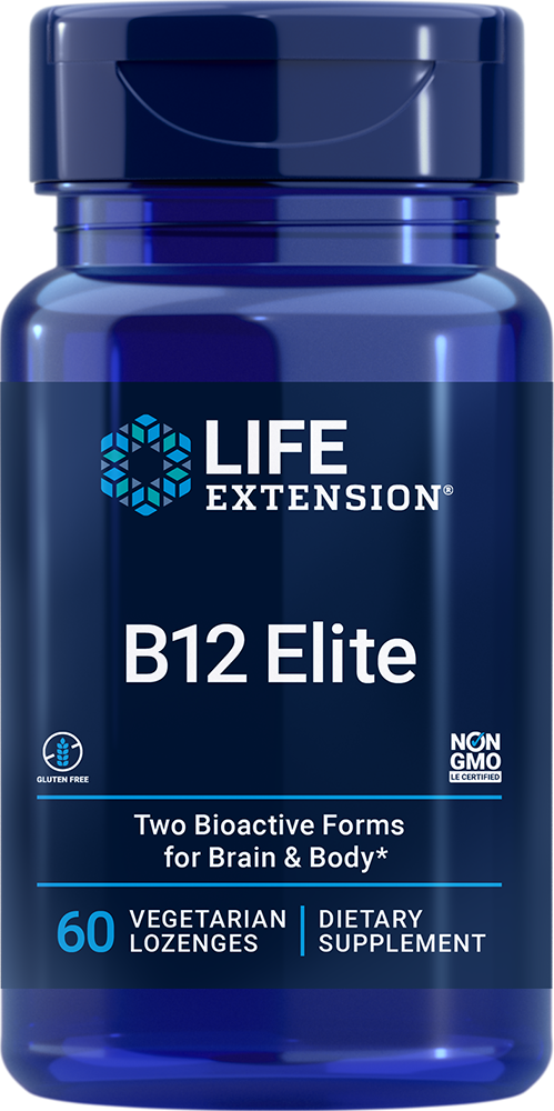B12 Elite, 60 pastilhas vegetarianas