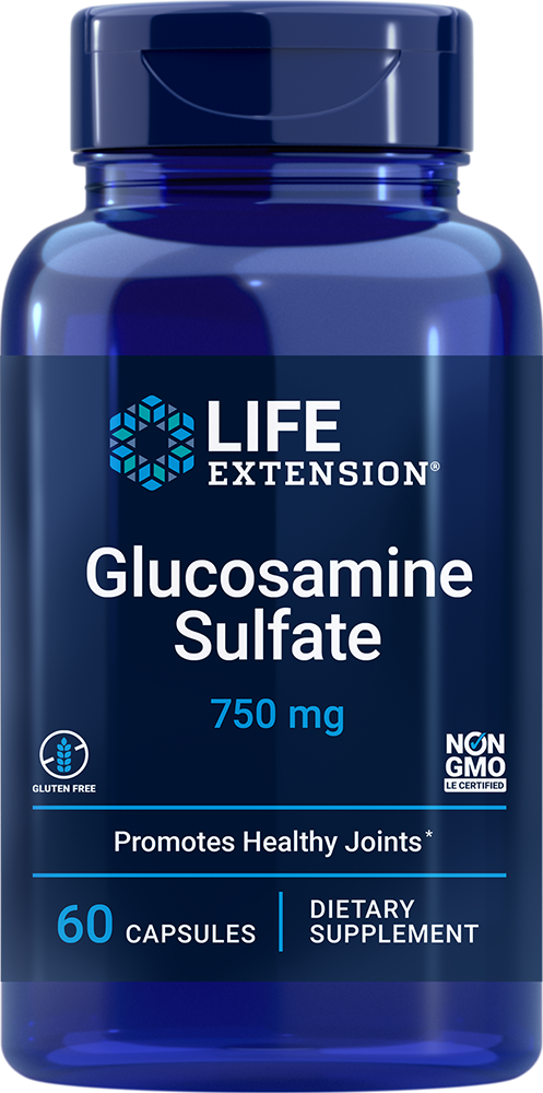 Sulfato de Glucosamina, 750 mg, 60 cápsulas