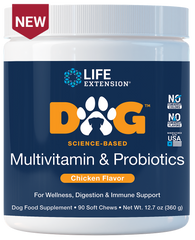 DOG Multivitamin & Probiotics, 90 soft chews