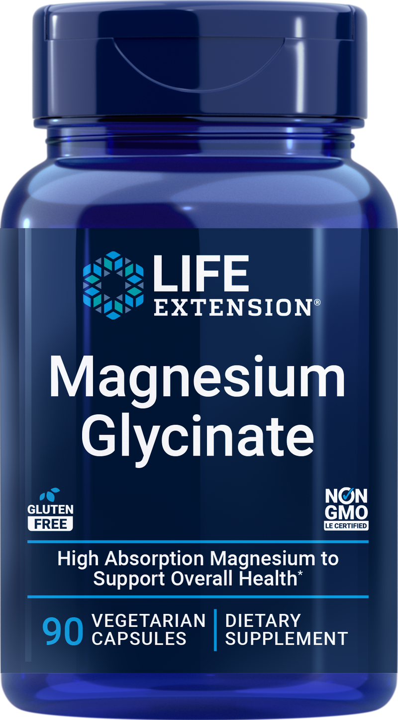 Magnesium Glycinate 1000 mg, 90 vegetarian capsules