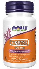 7-KETO®, 100 mg, 60 Cápsulas Vegetarianas - NOW