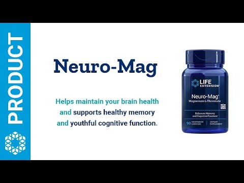 Neuro-Mag Magnesium L-Threonate, 90 Cápsulas Vegetarianas