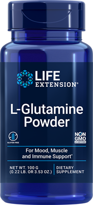 L-Glutamine Powder, 100 Gramas - Life Products Br