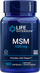 MSM, 1000 mg, 100 cápsulas - lifeproductsbr