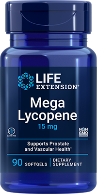 Mega Lycopene, 15 mg, 90 softgels - lifeproductsbr