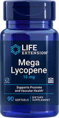 Mega Lycopene, 15 mg, 90 softgels - lifeproductsbr