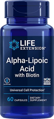 Alpha-Lipoic Acid with Biotin, 60 cápsulas - lifeproductsbr