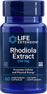 Rhodiola Extract , 250 mg, 60 cápsulas vegetarianas - lifeproductsbr