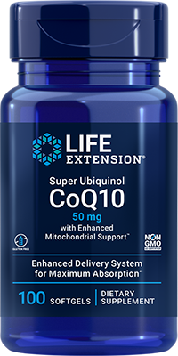 Super Ubiquinol CoQ10 with Enhanced Mitochondrial Support™, 50 mg, 100 Softgels - Life Products Br