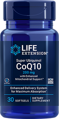 Super Ubiquinol CoQ10 with Enhanced Mitochondrial Support™, 200 mg, 30 Softgels - Life Products Br