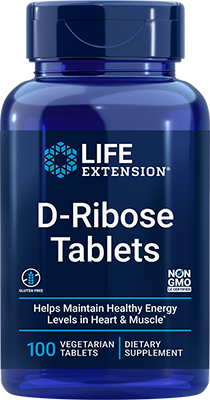 D-Ribose comprimidos, 100 Comprimidos Vegetarianos - lifeproductsbr