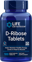 D-Ribose comprimidos, 100 Comprimidos Vegetarianos - lifeproductsbr