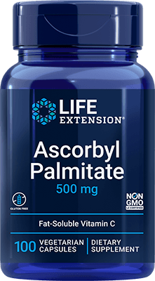 Ascorbyl Palmitate, 500 mg, 100 cápsulas vegetarianas - lifeproductsbr