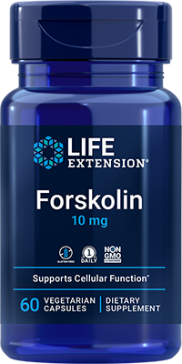 Forskolin, 10 mg, 60 Cápsulas Vegetarianas - lifeproductsbr