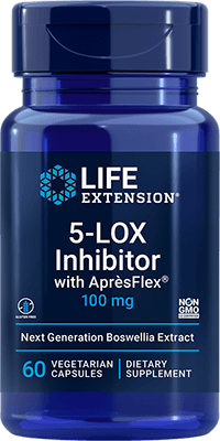 5-LOX Inhibitor with AprèsFlex®, 100 mg, 60 Cápsulas Vegetarianas - lifeproductsbr