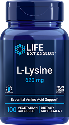 L-Lysine, 620 mg, 100 Cápsulas Vegetarianas - lifeproductsbr