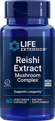 Reishi Extract Mushroom Complex, 60 Cápsulas Vegetarianas - lifeproductsbr