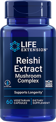 Reishi Extract Mushroom Complex, 60 Cápsulas Vegetarianas - lifeproductsbr