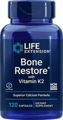 Bone Restore with Vitamin K2, 120 Cápsulas - lifeproductsbr