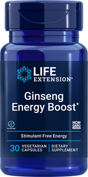 Ginseng Energy Boost 30 Cápsulas Vegetarianas - lifeproductsbr