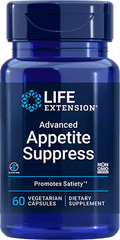 Advanced Appetite Suppress, 60 Cápsulas Vegetarianas - lifeproductsbr