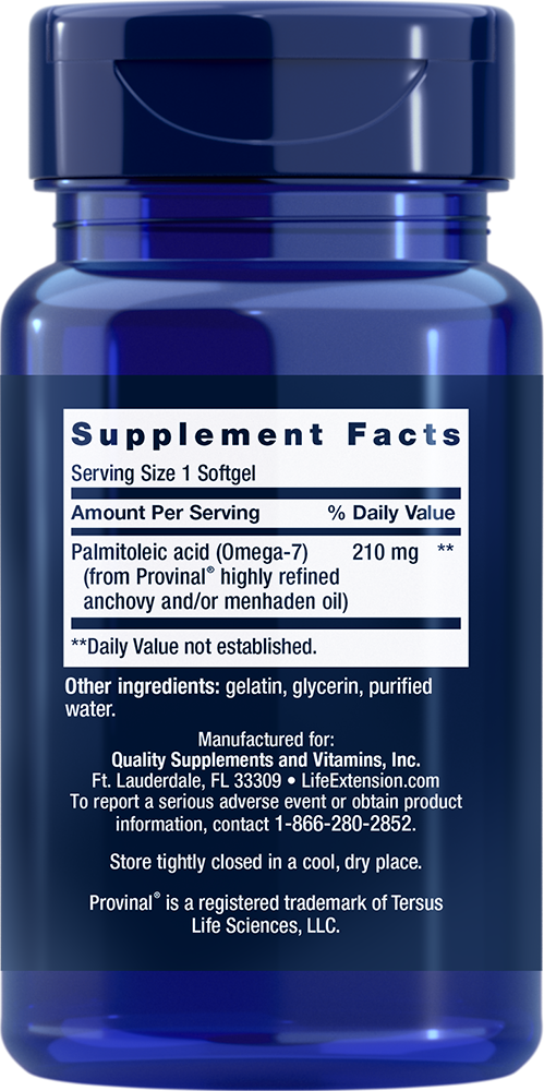 Provinal® Purified Omega-7, 30 Softgels - lifeproductsbr