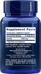 Taurine, 1000 mg, 90 Cápsulas Vegetarianas - Life Products Br