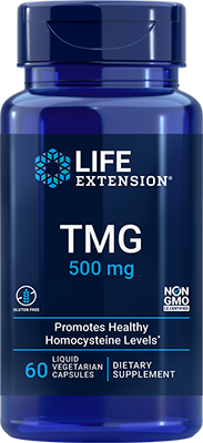 TMG, 500 mg, 60 liquid Cápsulas Vegetarianas - Life Products Br