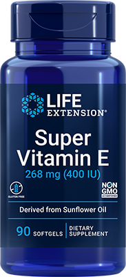 Super Vitamin E, 268 mg (400 IU), 90 Softgels - Life Products Br
