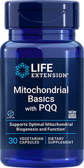 Mitochondrial Basics with PQQ, 30 Cápsulas Vegetarianas - lifeproductsbr