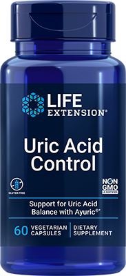 Uric Acid Control, 60 Cápsulas Vegetarianas - Life Products Br