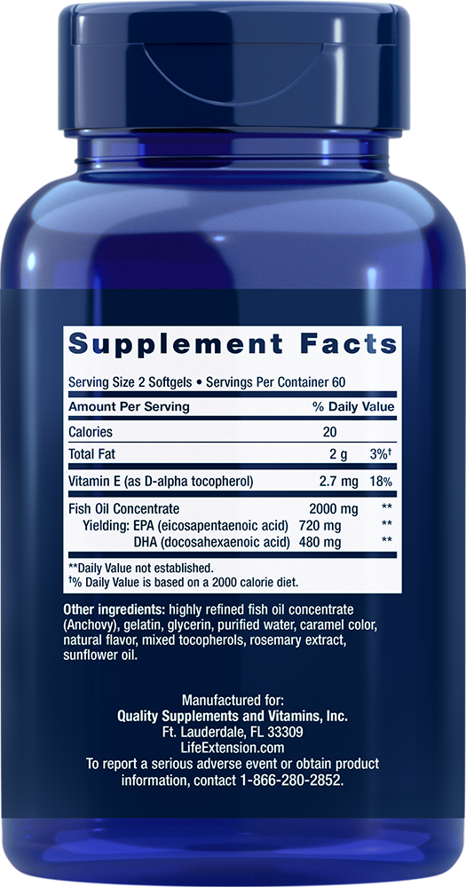 Mega EPA/DHA, 120 Softgels - lifeproductsbr