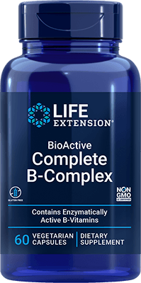 BioActive Complete B-Complex, 60 Cápsulas Vegetarianas - lifeproductsbr
