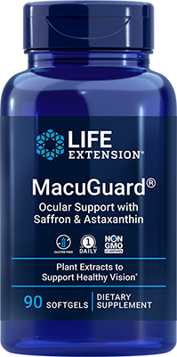 MacuGuard® Ocular Support with Saffron & Astaxanthin, 60 Softgels - lifeproductsbr