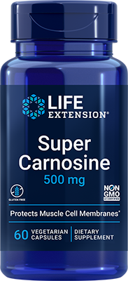 Super Carnosine, 500 mg, 60 Cápsulas Vegetarianas - Life Products Br