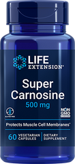 Super Carnosine, 500 mg, 60 Cápsulas Vegetarianas - Life Products Br