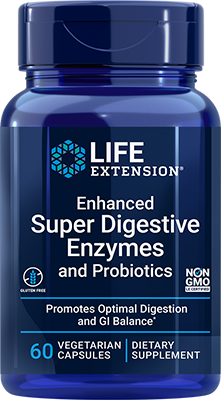 Enhanced Super Digestive Enzymes and Probiotics, 60 Cápsulas Vegetarianas - lifeproductsbr
