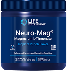 Neuro-Mag® Magnesium L-Threonate (Tropical Punch), 93.35 Gramas - lifeproductsbr